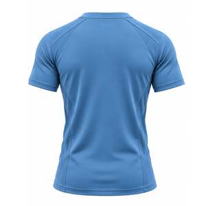 T-shirt de sport pour homme 100% coton, respirant, séchage rapide, extensible, idéal pour la gym et l'entraînement, personnalisable avec logo, vêtements de sport - Product Image 2