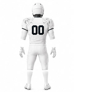 Ensemble d'uniformes de football américain en gros avec logo personnalisé, tissu anti-humidité et aspect professionnel - Product Image 2