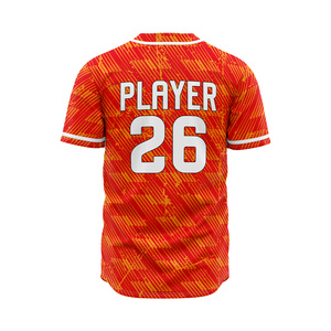 Fabricant de maillots de baseball OEM ODM LUUK, maillots de sport personnalisés imprimés pour les entraînements, les matchs et les événements promotionnels - Product Image 3