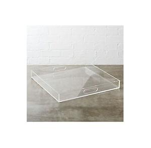 Plateau de service moderne transparent en acrylique pour la cuisine, compatible lave-vaisselle et portable - Product Image 1