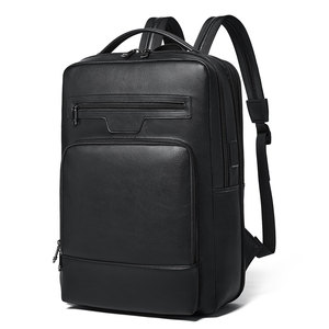 Mochila de Cuero de Moda, Mochila de Cuero para Portátil, Mochila de Cuero Segura, Estilo Organizador con Múltiples Bolsillos - Product Image 1