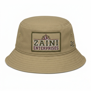 Premium 280 GSM Cotton Twill Men Bucket Hat Washed Eggplant Color Custom Woven Patch Embroidery Heat Transfer OEM ODM - Product Image 5
