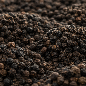 Pimienta Negra India a Granel, Seca al Sol, 100% Pura de Gujarat, 24 Meses de Vida Útil para Distribuidores de Especias y Alimentos - Product Image 1