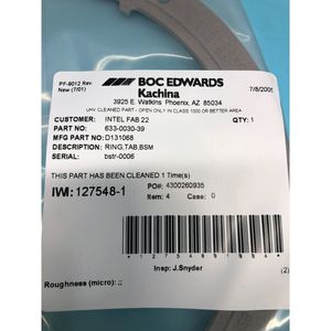 Tokyo Electron TEL D131068 Ring, Tab, BSM - อุปกรณ์และอะไหล่เซมิคอนดักเตอร์ระดับโลกที่เชื่อถือได้ - Product Image 3