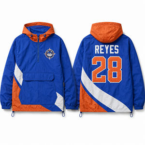 Veste coupe-vent unisexe Teamwear, personnalisable en gros, coupe ajustée ou oversize, manches longues, broderie, impression, design artistique, différentes tailles, vêtements d'extérieur - Product Image 4
