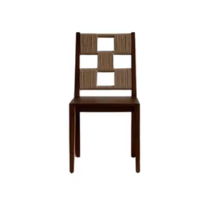 Sillas de comedor hechas de madera de teca antigua de calidad, con acabado impecable y suave, a precio económico. - Product Image 5