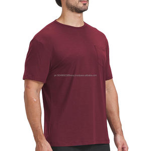 T-shirts pour hommes en gros personnalisés, 100% coton, impression de logo, haute qualité, unis, grande taille, t-shirts pour hommes - Product Image 5