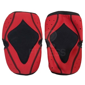 Genouillère de sport respirante en néoprène 7MM noire avec logo personnalisé, compression et douceur pour le fitness - Product Image 1