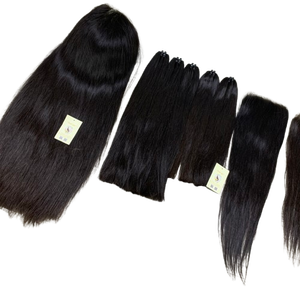 วิกผมดิบสไตล์เวียดนามวิกผมลูกไม้สีดำธรรมชาติแบบไม่มีกาวปิดแบบชาวสวิสความละเอียดสูง - Product Image 1