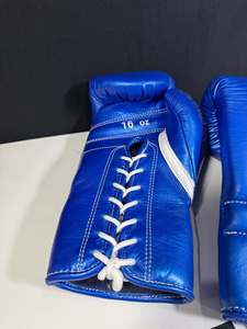 Conjunto de Boxeo MMA de Cuero con Logotipo Personalizado, Equipo de Combate Profesional, Protector de Cabeza Transpirable para Sparring Pesado, Protector Inguinal de 16oz - Product Image 3