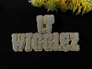 Colgante de Lujo Personalizado con Letra de Nombre en Moissanita Chapada en Oro de 18K, Amuleto de Plata 925 Estilo Hip Hop, Regalos - Product Image 5