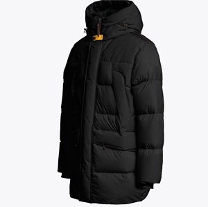 Veste hybride imperméable et coupe-vent longue et oversize pour l'extérieur, avec poches, type parka ou gilet matelassé Para Jumper - Product Image 5
