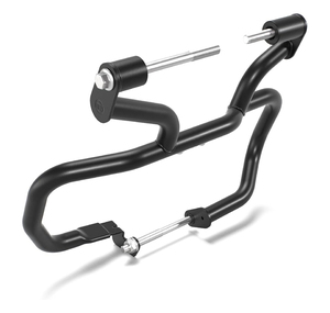 KXA00437 Protectores de Motor Negros Grandes, Barras Anticaídas, Protección de Chasis de Motocicleta, Piezas Originales de Fábrica - Product Image 1