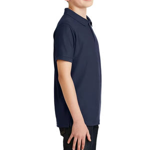 Nueva Llegada, Camiseta Polo para Hombre 100% Algodón, Cómoda, de Secado Rápido, Tejido de Punto, Antiarrugas, Diseño de Patrón Sólido - Product Image 3