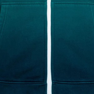 Sweat-shirt à capuche zippé pour homme, couleur unie, en molleton de coton, décontracté, pour l'automne, avec poche avant, coupe classique - Product Image 3