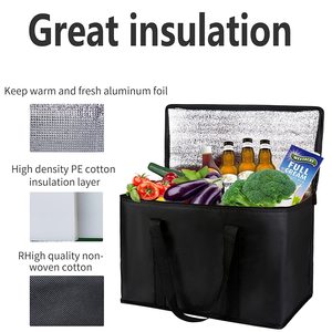 Extra Large Heavy Duty Reusable Tote Grocery Shopping Thermal Bag,Customized Logo Eco Friendly Cooler Bag Insulated - Product Image 6
