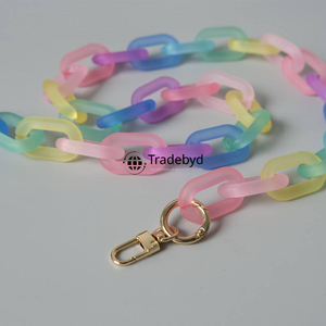 resin chain modern handmade necklace fashion jewelry colorful lightweight stylish for women girls premium quality Tradebyd - Product Image 3