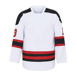 Maillot de hockey sur glace respirant et antibactérien pour homme, nouveau design 2026, 100 % polyester, haute qualité, personnalisable OEM, avec capuche - Product Image 2