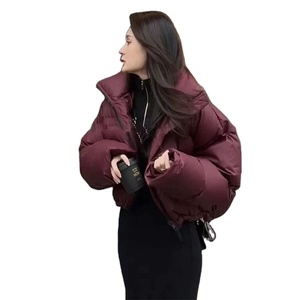 2025 abrigo ultraligero sin costuras para mujer moda de invierno cuello levantado rompevientos prendas de vestir piel de oveja característica transpirable - Product Image 6