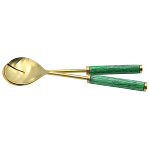Cuillères à salade ou serveurs à salade en acier inoxydable avec manche en résine, idéales pour la maison, l'hôtel et le restaurant – Vaisselle et couverts très demandés - Product Image 6