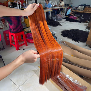 Caliente verano personalizado Premium de alta calidad espejo hueso recto gran stock disponible crudo vietnamita extensiones de cabello peluca Frontal - Product Image 6