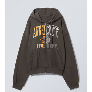 Sweat à capuche d'hiver unisexe à épaules tombantes, coupe ample, séchage rapide, OEM, pour le sport et la gym, avec empiècements en maille et broderies - Product Image 1