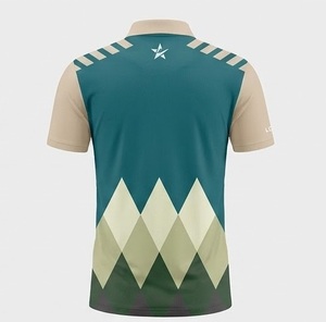 Wholesale Custom Logo Breathable Summer Collar Men's Spandex/Polyester Vintage Casual Wear Golf Performance <b>Half</b> Sleeve <b>Shirts</b> - Product Image 3
