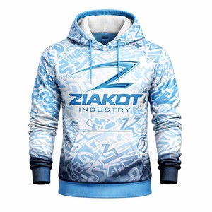 Impresión personalizada cosido personalizado Camo negro-blanco 3D oso caza deportes pulóver Sudadera con capucha - Product Image 1