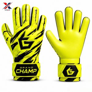 Gants de gardien de but de qualité export, fabriqués en caoutchouc, protection des doigts et du pouce, fermeture auto-agrippante, vente en gros OEM - Product Image 5