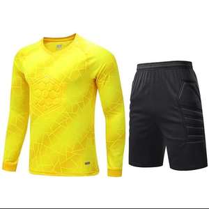 Uniforme de Portero Personalizado para Hombre y Mujer, Conjunto de Jersey de Portero de Fútbol con Coderas Acolchadas y Pantalones Cortos, Ropa Deportiva de Fútbol al Por Mayor OEM - Product Image 4