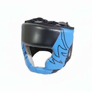 Premium Microfiber Professional Gym Boxing Helmet Genuine Cowhide Leather Full Face Punching Head Guard - Product Image 6