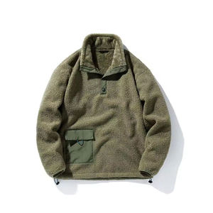 Veste d'hiver en polaire écologique à fermeture éclair sur le devant, grande taille, fabriquée avec des matériaux de haute qualité, confortable pour les consommateurs soucieux de l'environnement - Product Image 4