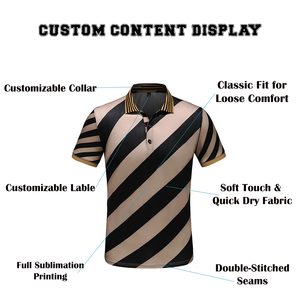เสื้อโปโลแฟชั่นผ้าฝ้ายสำหรับผู้ชาย รับผลิตแบบ OEM พร้อมปักโลโก้ ทรงเข้ารูป แห้งเร็ว สวมใส่สบาย แขนสั้น ทันสมัย - Product Image 5