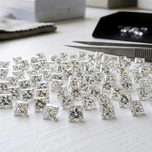 Diamant de laboratoire taille princesse de 0,25 carat, gamme de 0,10 à 0,40 carats, fournisseur en gros pour les grossistes en diamants - Product Image 3
