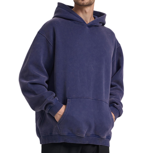 Fully Customized Casual Wear New Style Men Acid Wash Hoodies New Arrival Comfortable To Wear Men Acid Wash Hoodies For Sale - Product Image 5