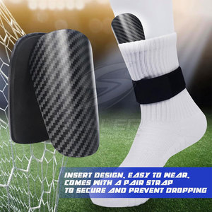 Adult Soccer Shin Guard with <b>EVA</b> Material Lightweight Design Breathable Surface Protection for Easy Wear - Product Image 5