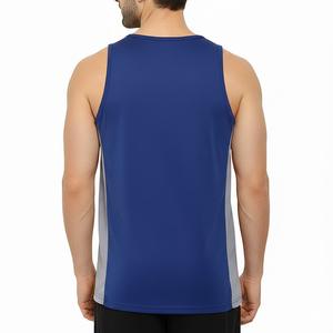 Camiseta Deportiva Personalizada para Hombre, Transpirable, con Paneles Laterales de Malla, Chaleco Atlético para Correr, Secado Rápido, para Gimnasio, Entrenamiento, Sin Mangas - Product Image 2