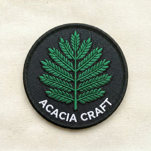 Parche Bordado Termoadhesivo con Texto Personalizado, Insignia de Motero en Blanco y Negro, Aplique Decorativo para Ropa al por Mayor - Product Image 4