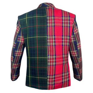 Modern Tartan Fashion Jacket Tartan Coat Check Jacket Highland <b>Wedding</b> Jacket <b>Top</b> Sell - Product Image 3