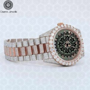 Charm_Jewells Women's Luxury Stainless Steel <b>Watch</b> With Diamond Encrusted Round Dial 38mm Analog Quartz Movement - Product Image 5