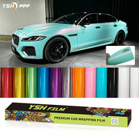 Films pour voitures, couleur satinée, haute qualité, enveloppement complet de la carrosserie, changement de couleur, rouleaux de vinyle colorés, teinture dégradée
