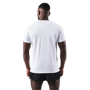 T-shirt à manches courtes pour homme, lot de 2, athlétique, pour la gym, entraînement, coton doux extensible, haut d'entraînement, vente en gros OEM - Product Image 4