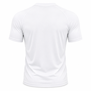 เสื้อยืดแขนสั้นผู้ชาย WARPRO สีขาวล้วน คอกลม แห้งเร็ว ระบายอากาศได้ดี ทรงปกติ ผลิตจากผ้าโพลีเอสเตอร์ถัก 100% - Product Image 5