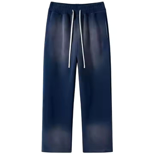 Pantalon de survêtement en toile pour homme, style urbain, anti-boulochage, respirant, taille élastique, personnalisable OEM, nouvelle mode - Product Image 6