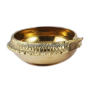 Pooja Kuber de latón puro, profundo - Product Image 1