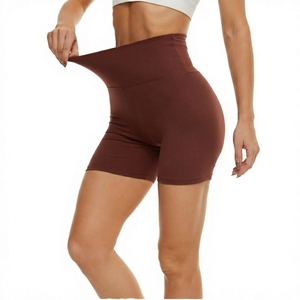 Shorts de sport pour femme, décontractés et respirants, séchage rapide, élastiques, couleur unie, pour la gym et le yoga - Product Image 2