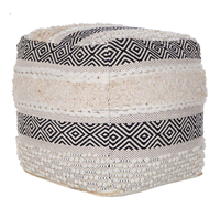 Pouf de rangement pliable pouf marocain Console en incrustation d'os tabouret pouf moderne rembourré pouf pour enfants couverture amovible pouf de canapé