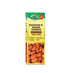 Aceite de almendras dulces, fórmula nutritiva herbal ayurvédica, 200 ml, gel plástico para cabello, piel, digestión, bienestar natural, grado cosmético. - Product Image 1