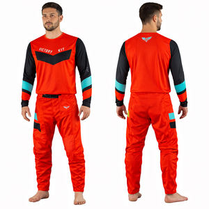 Conjunto de Jersey y Pantalones de Motocross Personalizados para Hombre, Equipo de Carreras de Motocicleta Todoterreno MX, Traje de Motocross Enduro - Product Image 1