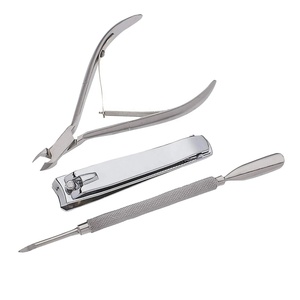 Nouveau 3pcs Nail perfect Manucure Haute Qualité En Acier Inoxydable Léger Voyage Amical Durable Pratique Sûr En Cuir Naturel Pack - Product Image 2